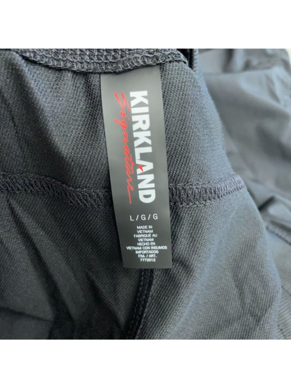 NWOT Kirkland Signature Women's M Active Pants Black Ruched Polyester  P0794 - Picture 9 of 14